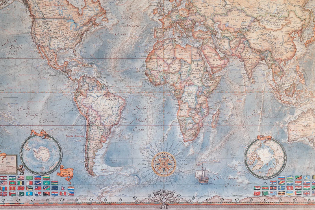 Map of World Test Target