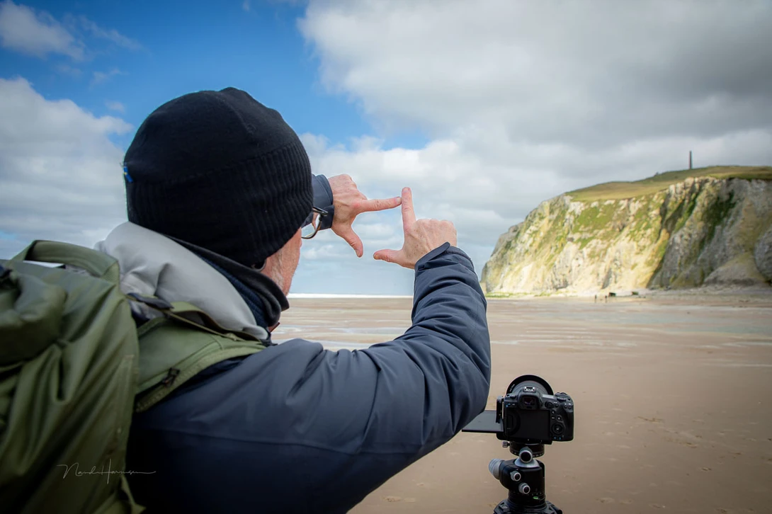 Making a composition in the field is essential. However, the end result is made with post-processing. Cropping is an important part of the process.