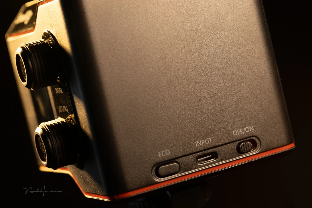 The power controls are on the back.&nbsp;