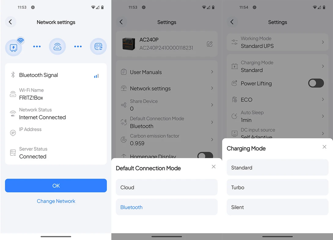 Bluetti App Settings