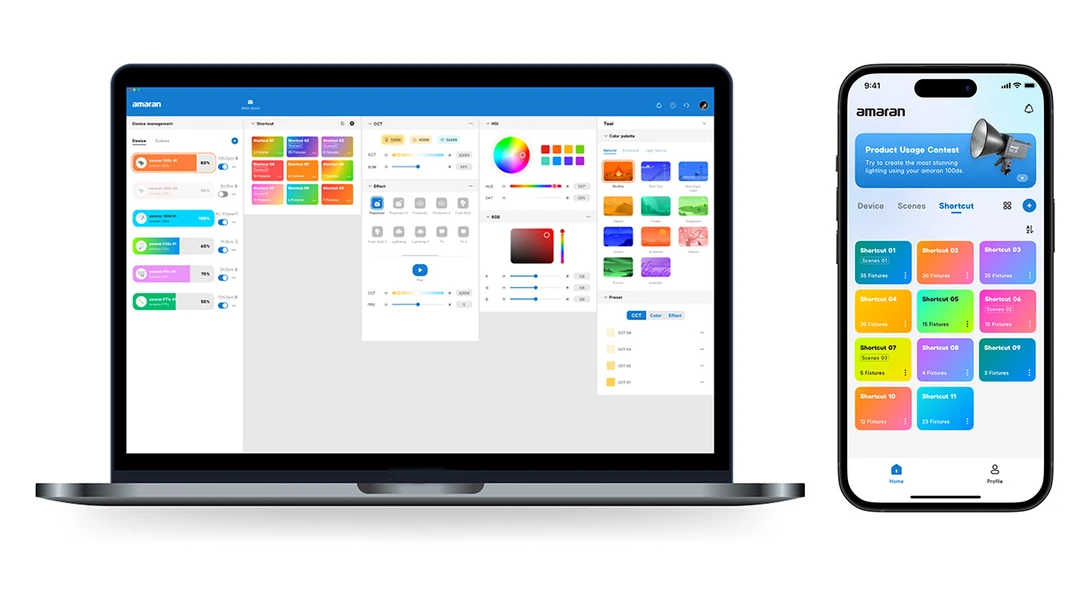 The Amaran App is available for smartphones as well as desktops and laptops.