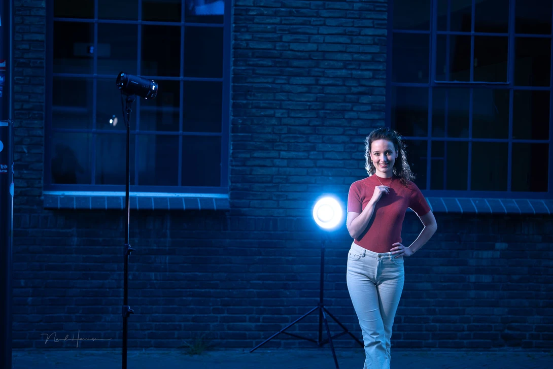 Using the Profoto Flash lights for the second location. Can you imagine this is captured in daylight?