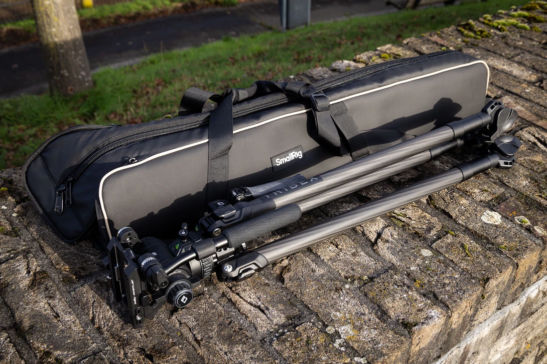 The tripod bag is a well designed and versatile one. It can also be used as a backpack.