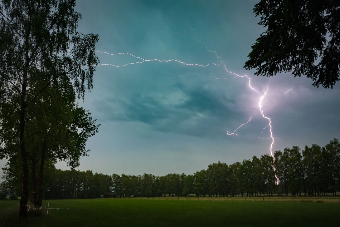 Lightning strike.&nbsp;