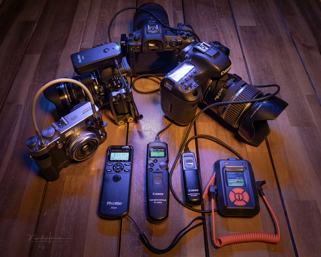 These are the, remotes, timers, intervalometers I have. None of these offer the same functionality of the LRTimelapse Pro Timer 3.