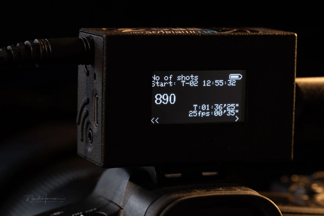 The timelapse will start in two days, and 12:55 hours. It will capture 890 shots during a 1:36 hour timelapse. This results in a 35 seconds timelapse video at 25 frames per second.