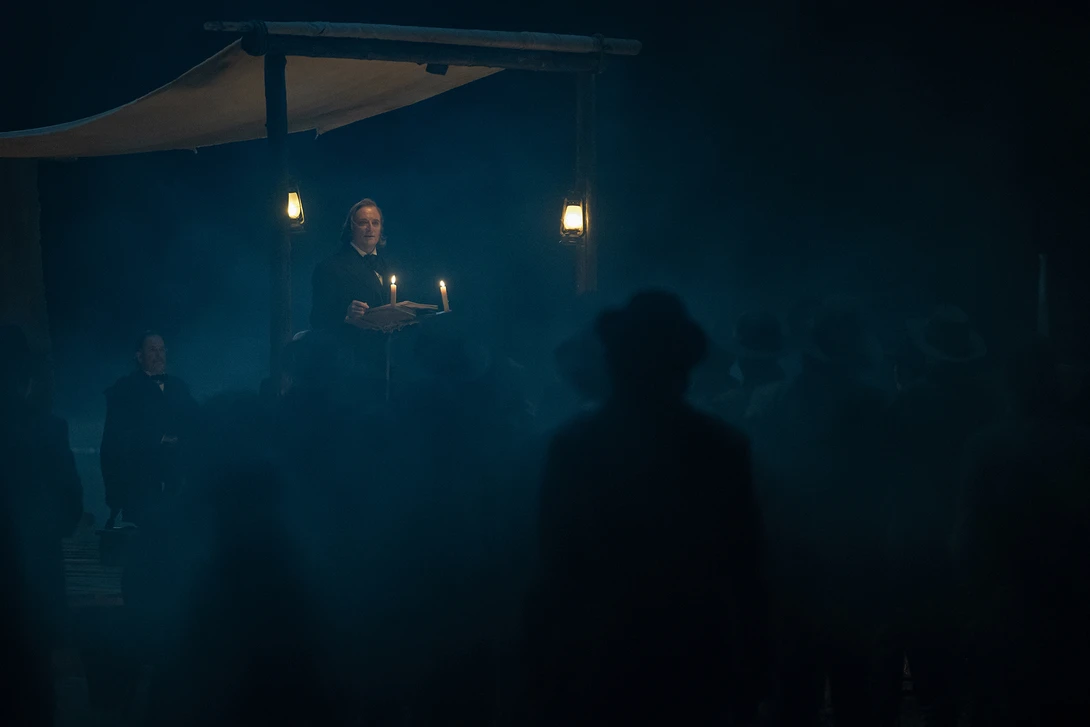 Scene from American Primeval - a Netflix Original miniseries