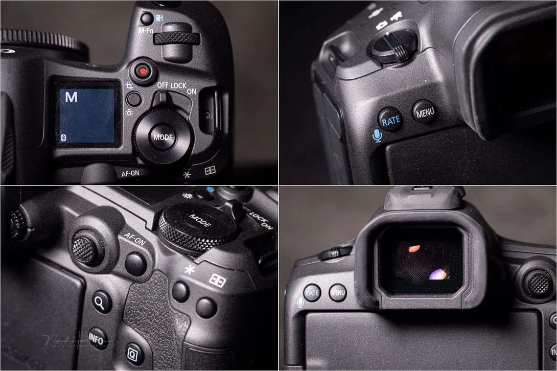 The Canon EOS R5 mark II up close