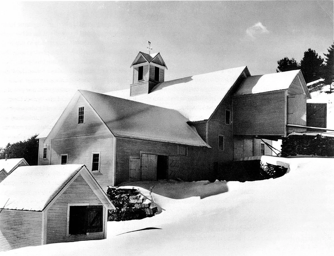 The Meacham Barn in Hartland Vermont, Arthur Rothstein FSA, 1936