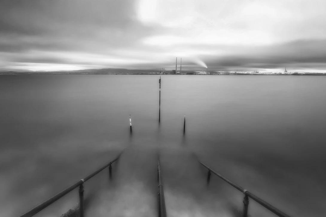 Fine art photograph of Dublin in Black and White