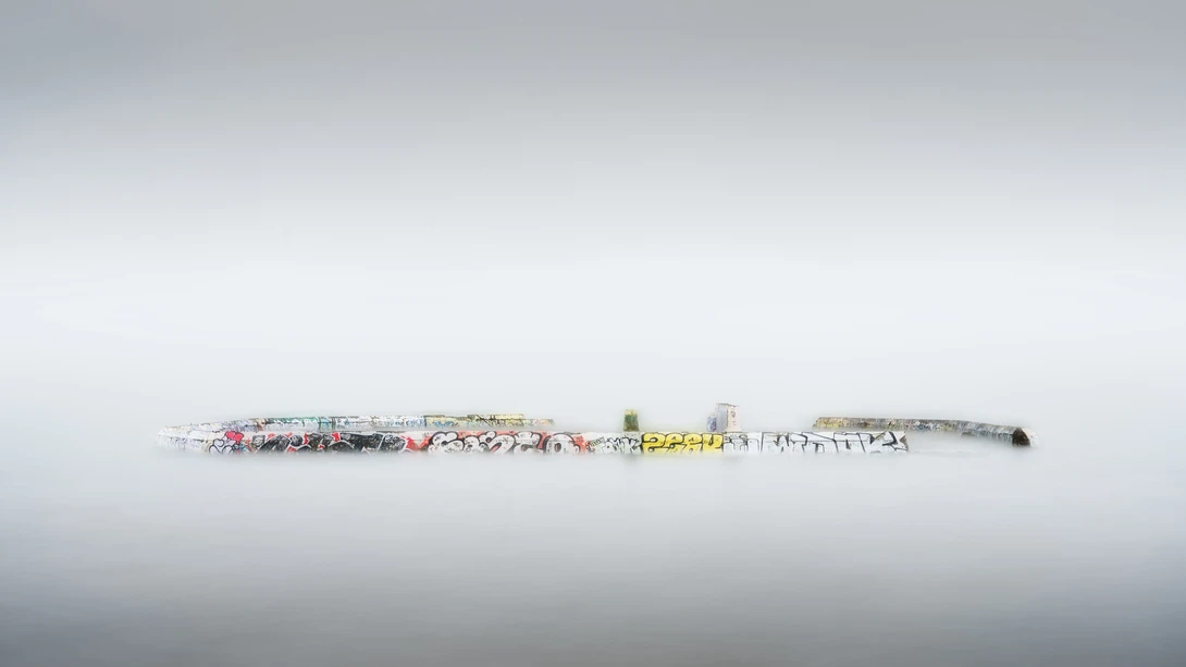 Fine art photograph of Sandymount Baths in Dublin