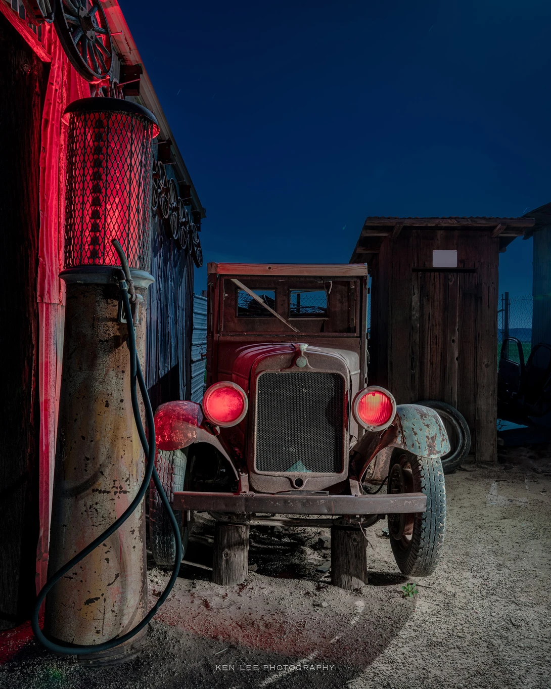 Model T and gravity pump