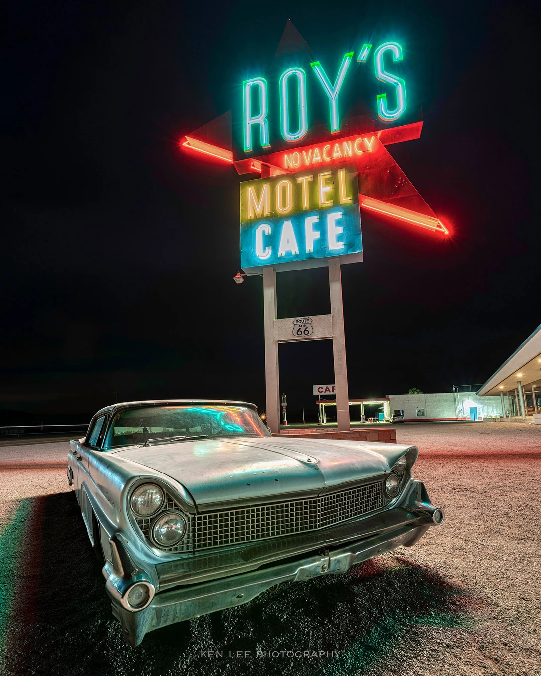 Roy's on Route 66 in California.