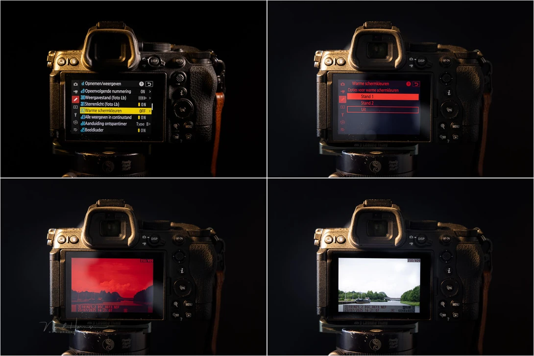 Night vision is available in two varieties. Combined with -10 EV autofocus sensitivity the Z5 II can perform great for starry night photography.