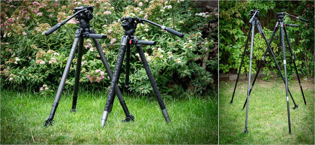 The original SmallRig x Potato Jet Tribex next to the SE version.