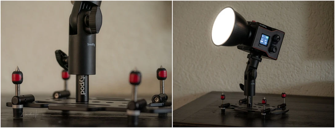 The spigot is helpful for attaching small lights.&nbsp;