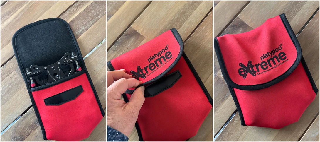 The pouch is too small for the Extreme.&nbsp;