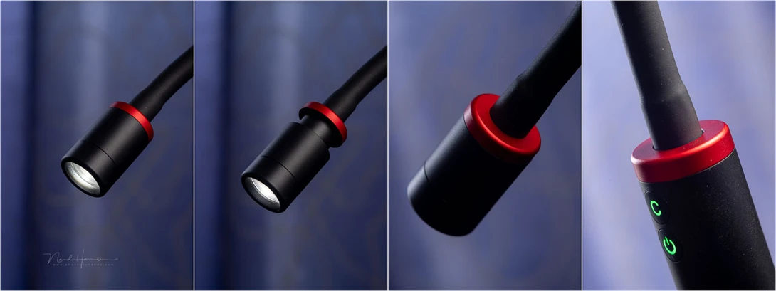 The RM 03 head allows you to narrow the beam from 32 degrees to 4 degrees.