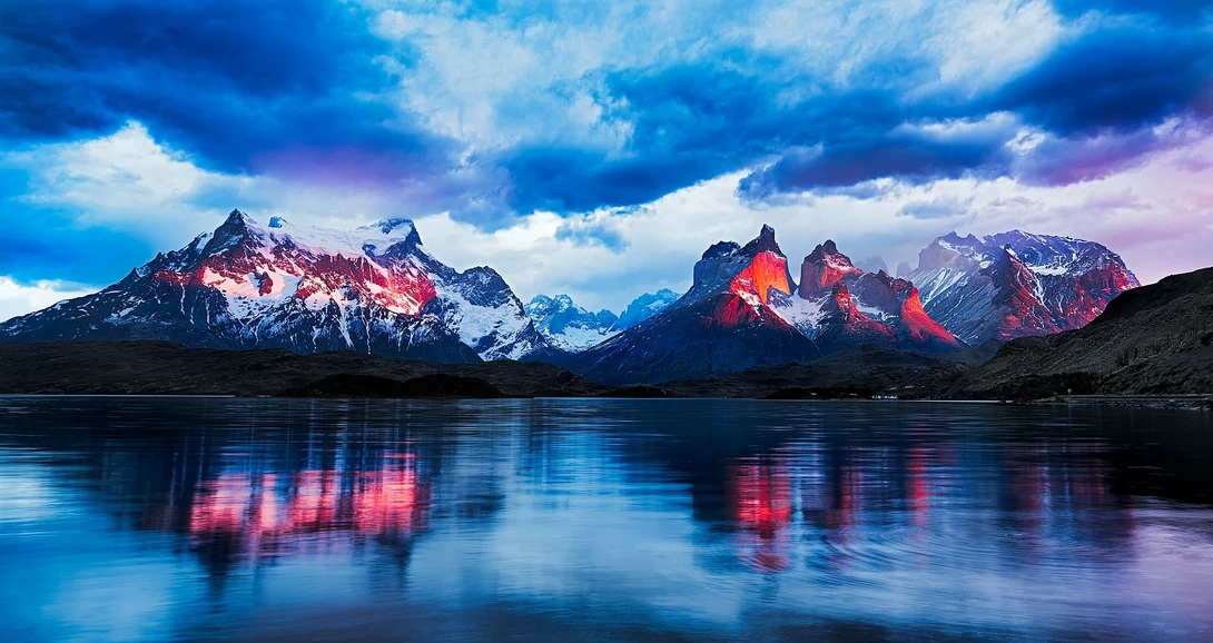 View Painted With Light - Torres Del Paine by Cristian Coser