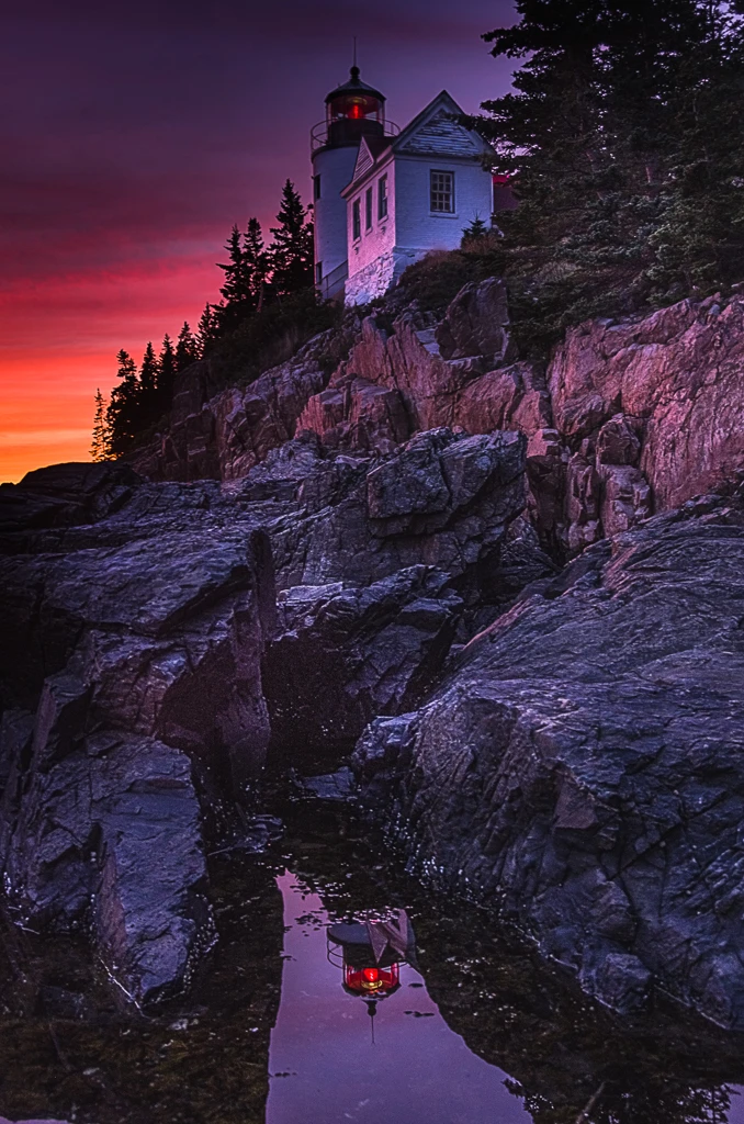 View Bass Harbor Sunset by Scott Thomas