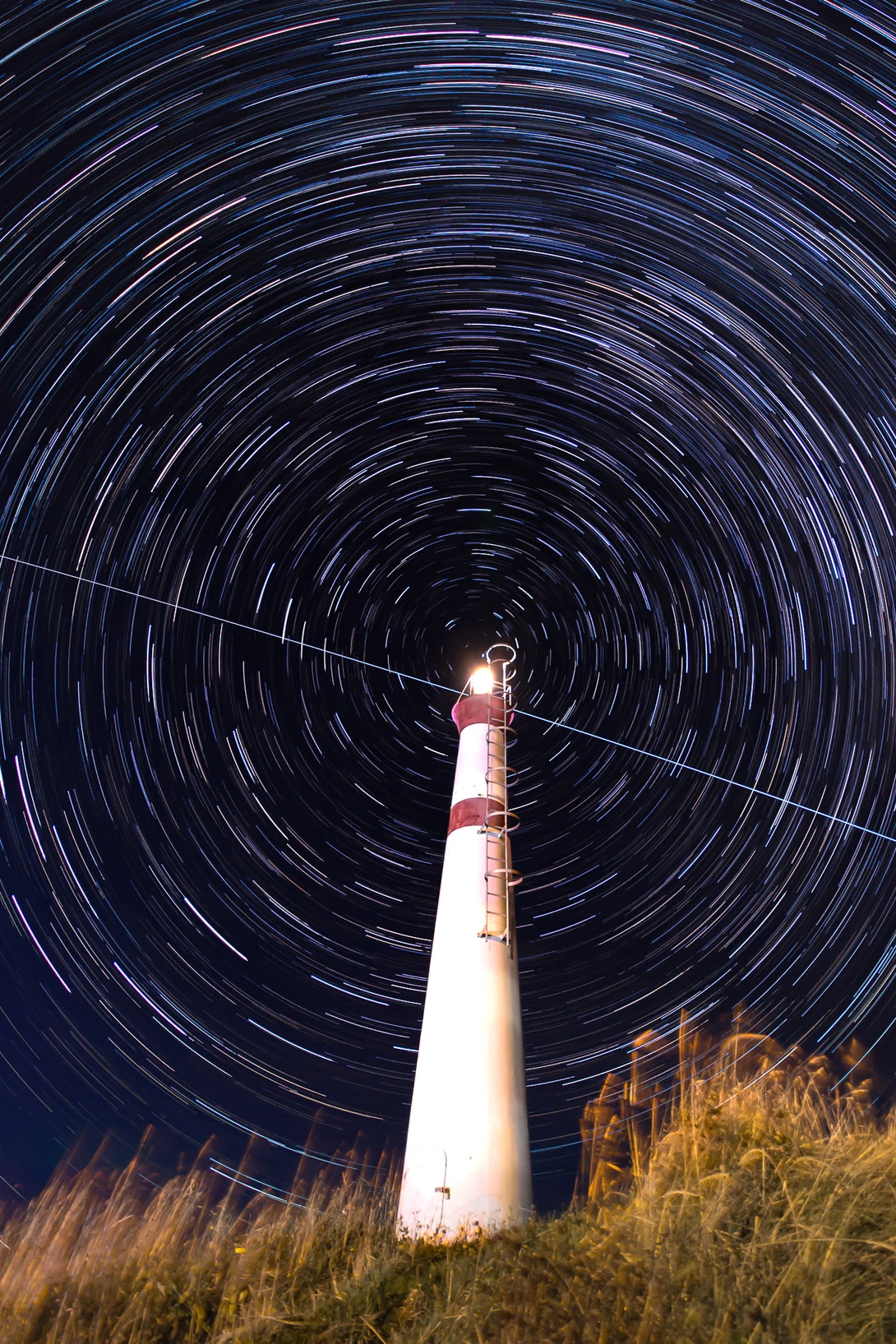View Stars and Space Station Align by Kevin Kornelsen