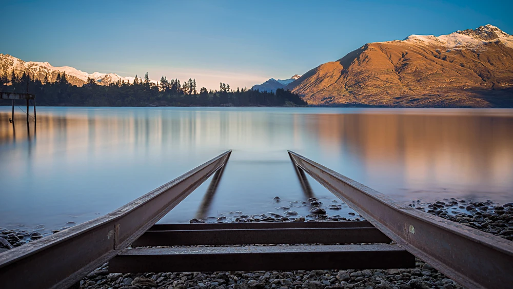 View Approaching Vanishing Point by Duncan McLean