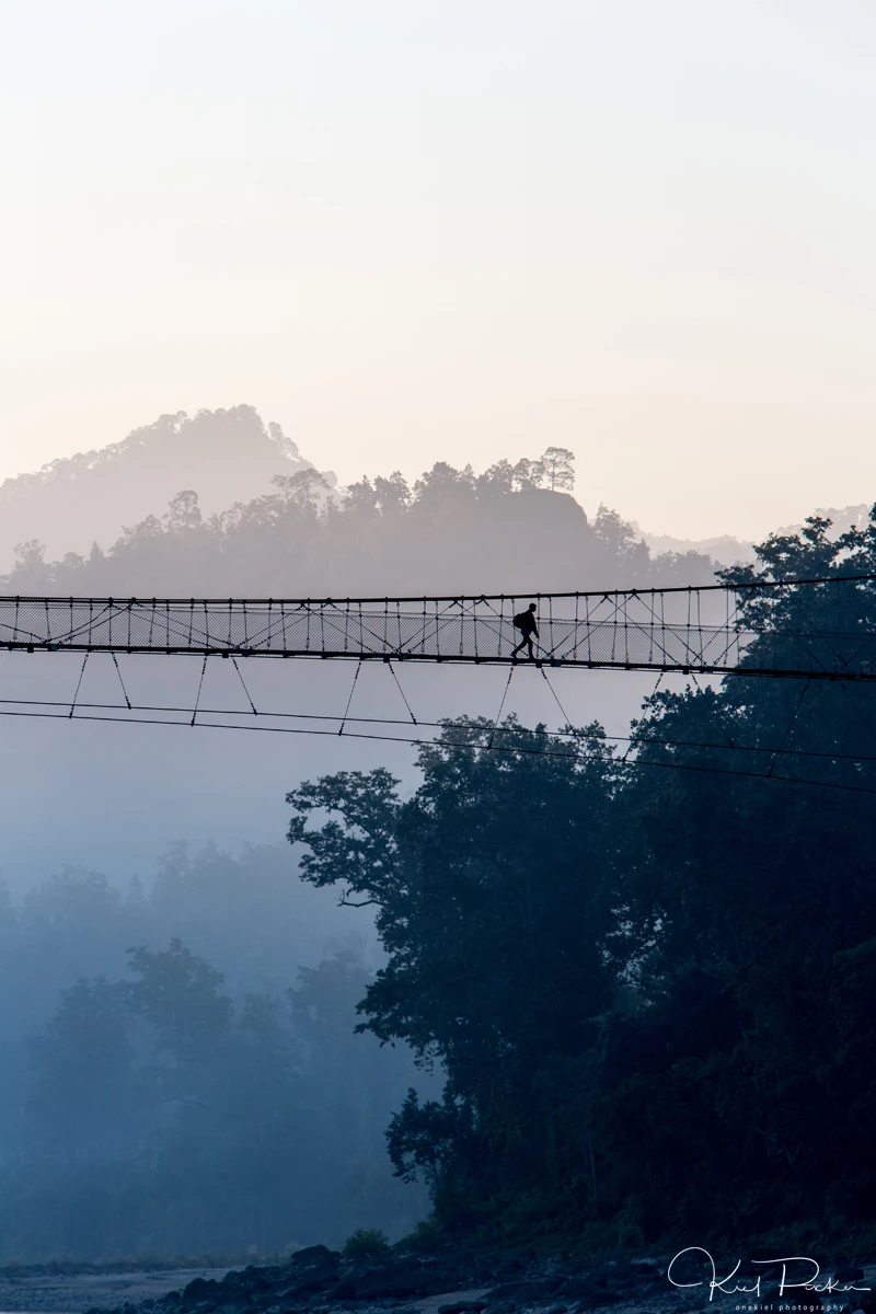 View Bridging the Karnali by kiel rucker