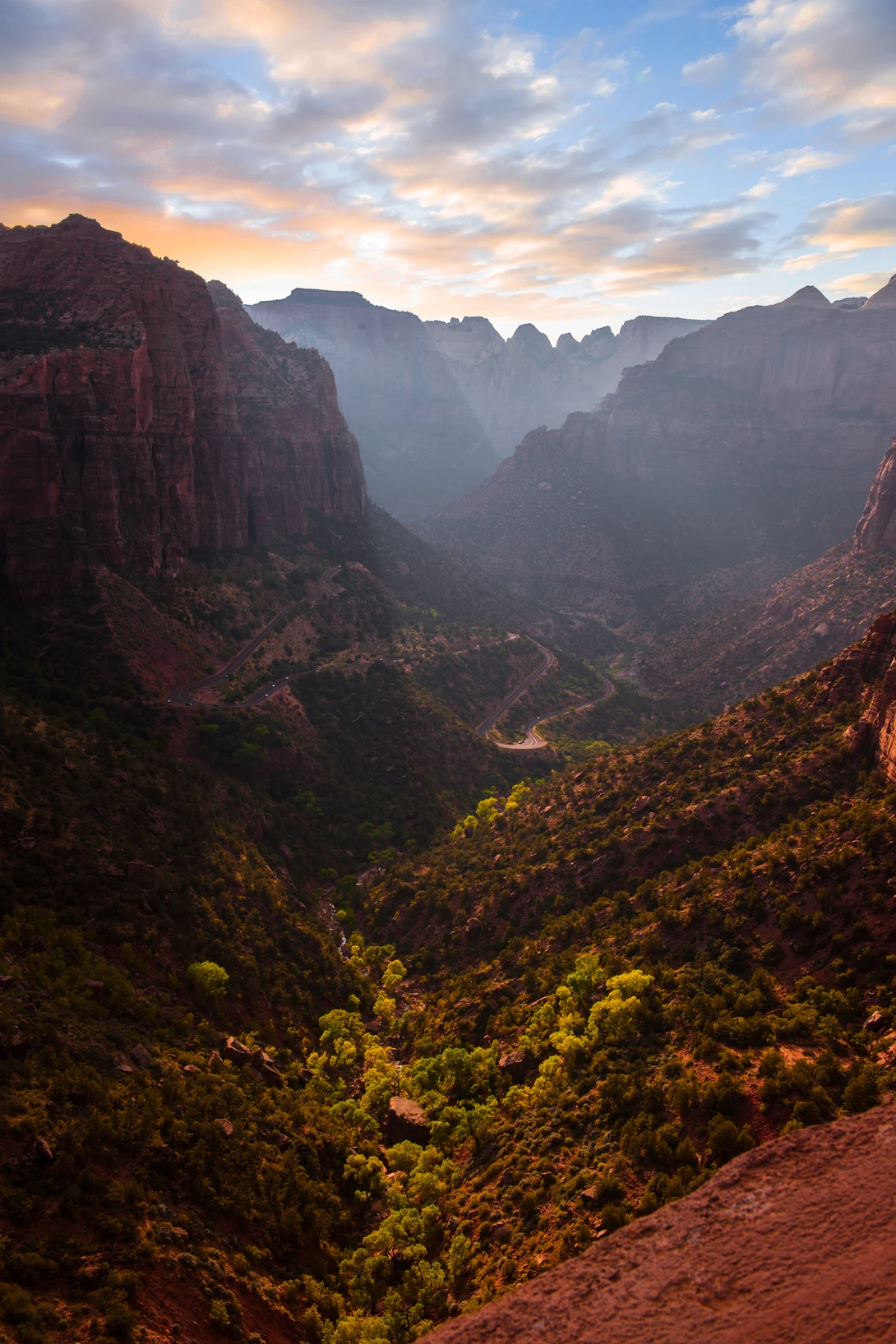View Sunset at Zion by Matthijs Bettman