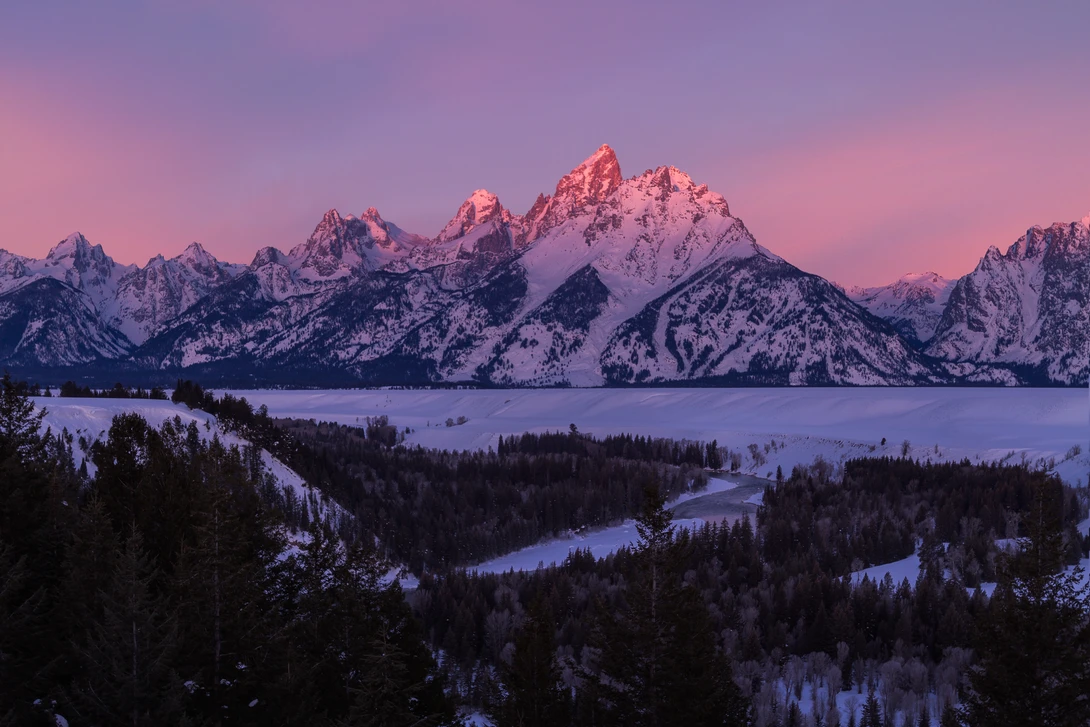 View Sunrise Above the Snake River by Nick Souvall