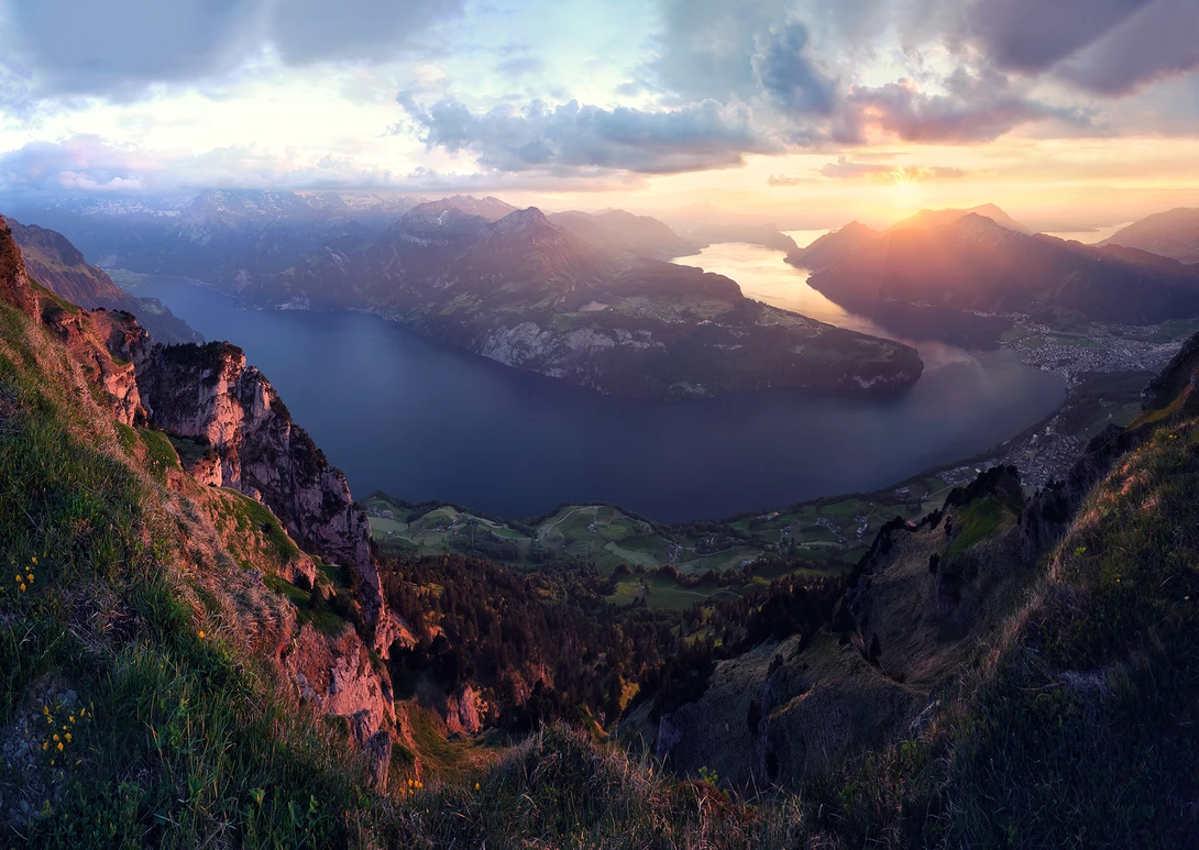 View Fjord of switzerland by Lionel Fellay