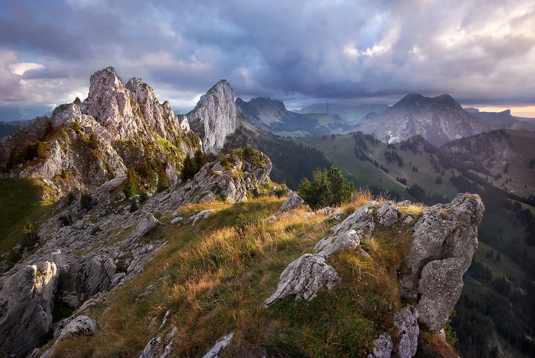 View The swiss Dolomites by Lionel Fellay