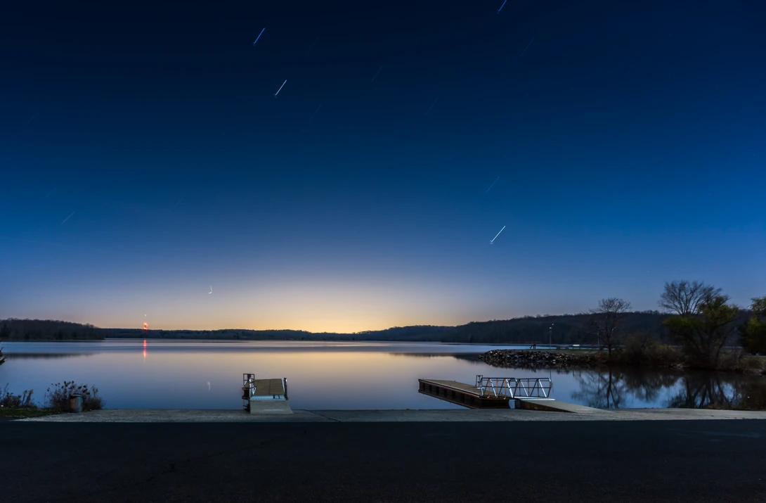 View Late Night Lake by Chris Powell