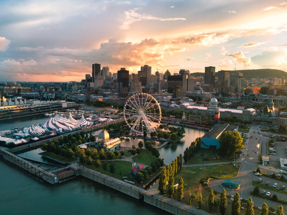 View Montreal Ferris Wheel by Loic Romer