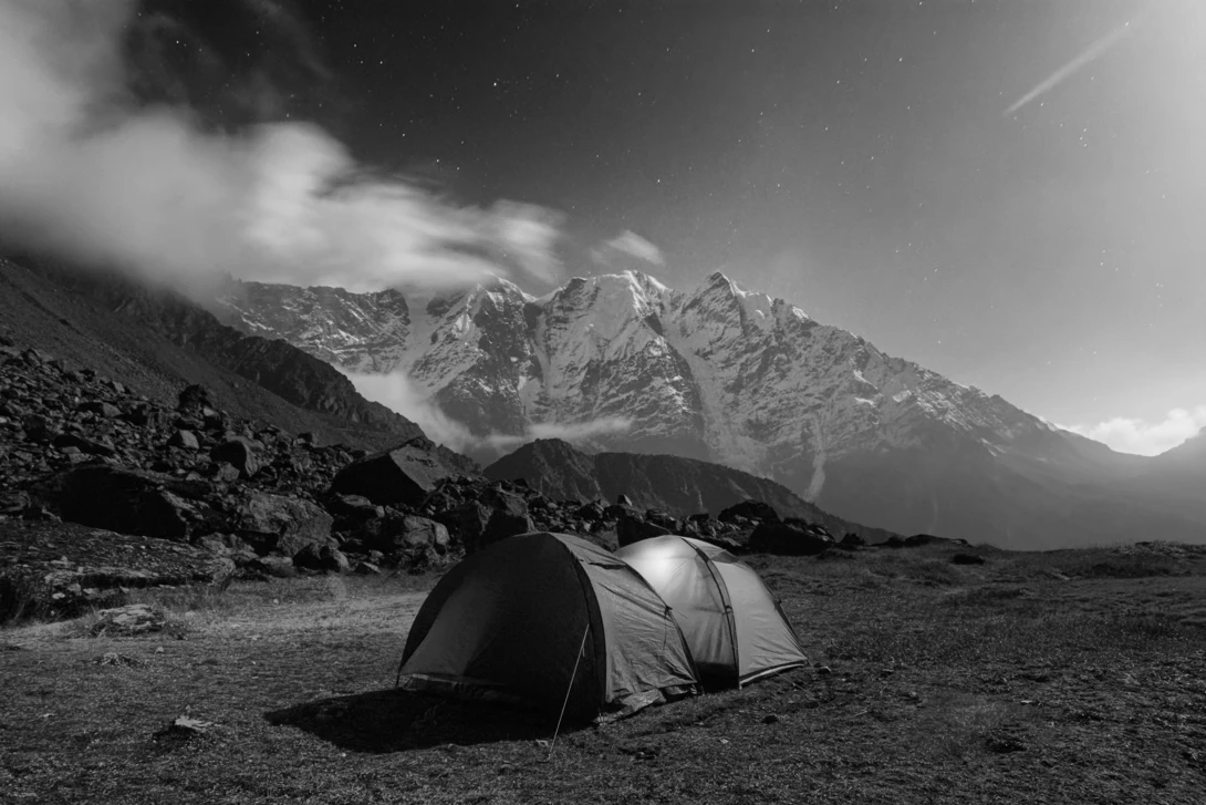 View Moonlight over Yeongbuk camp by Surya G