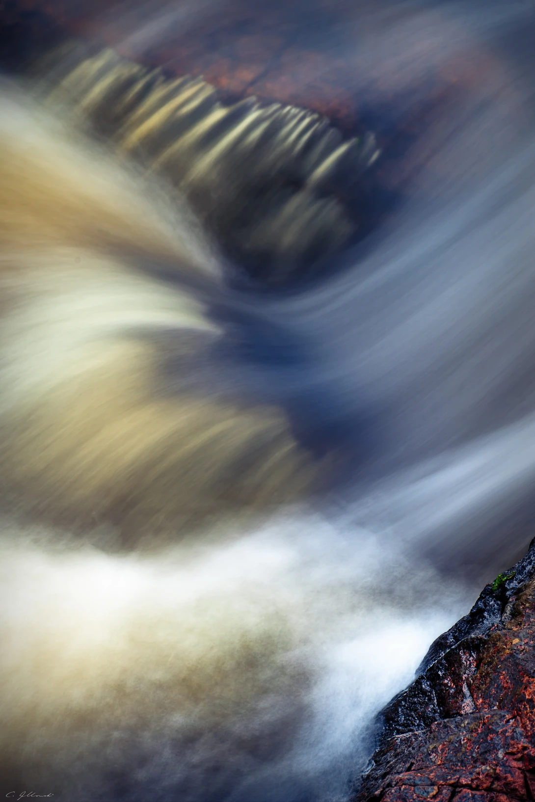 View Nigretta Falls detail. Life is short. by Chris Jablonski
