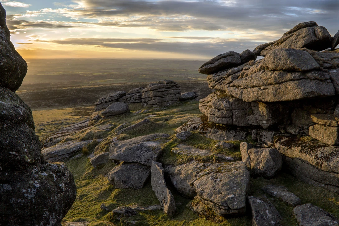 View Sunset from Brat Tor by David Wilson