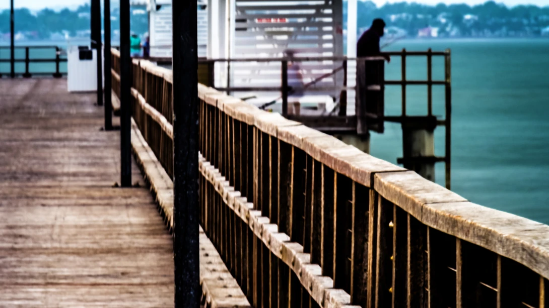 View Piers, Woody Point, Brisbane by Jason Bell