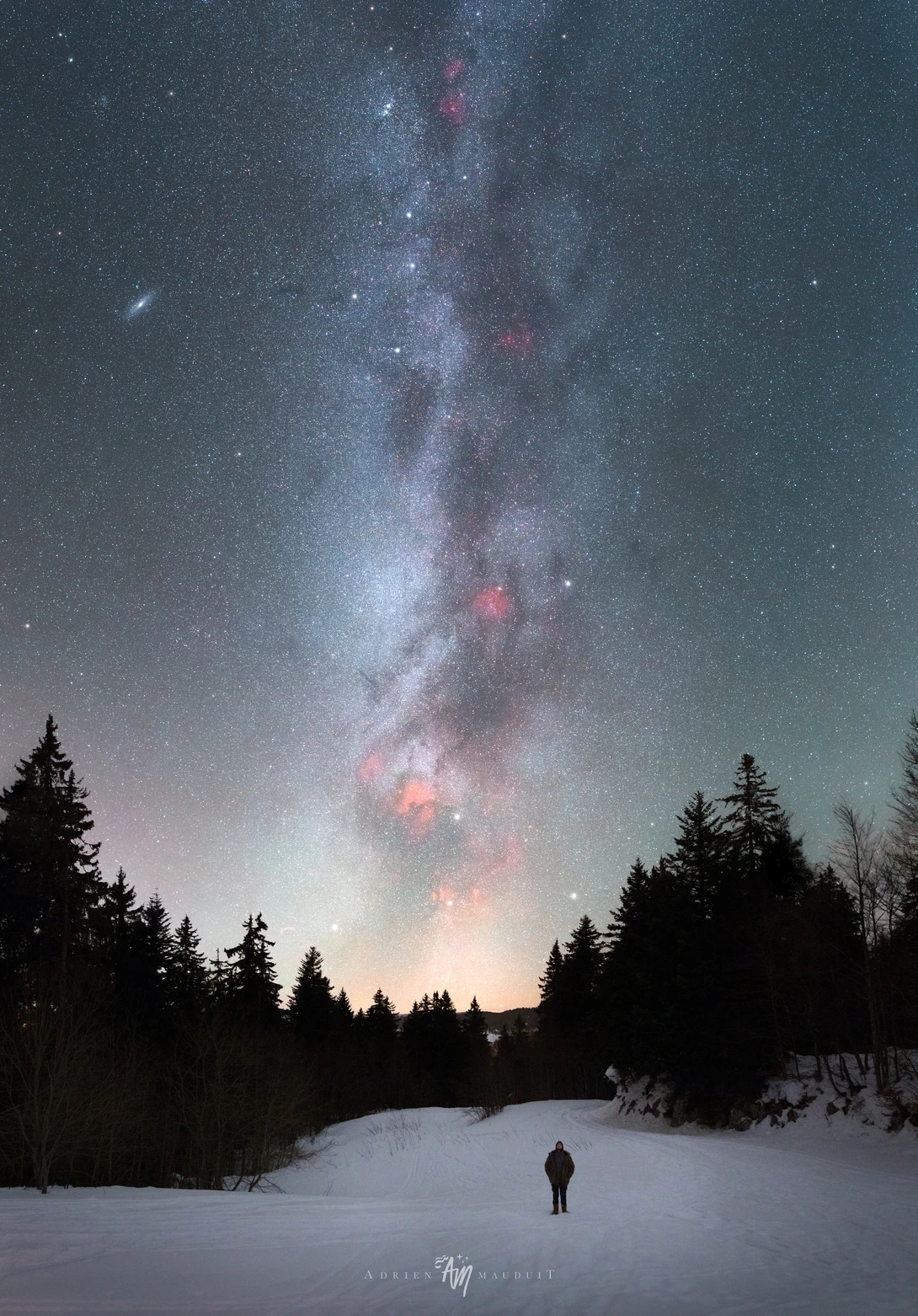 View Snow hike under the heavens by Adrien Mauduit