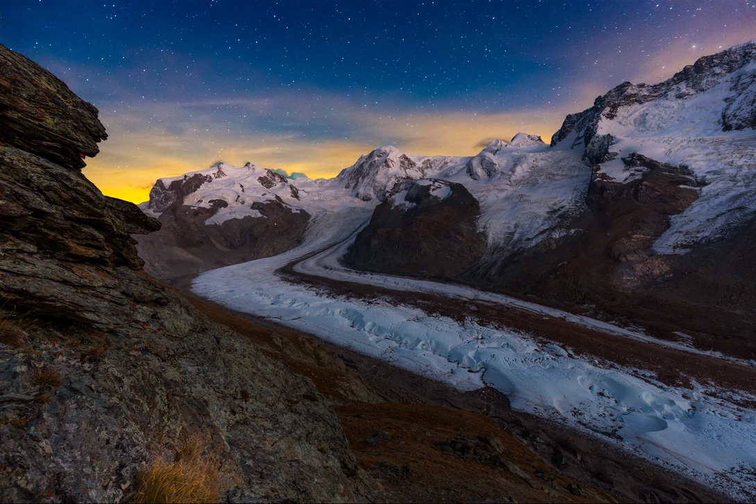View Gorner glacier / Zermatt, Switzerland by Jeroen Hribar