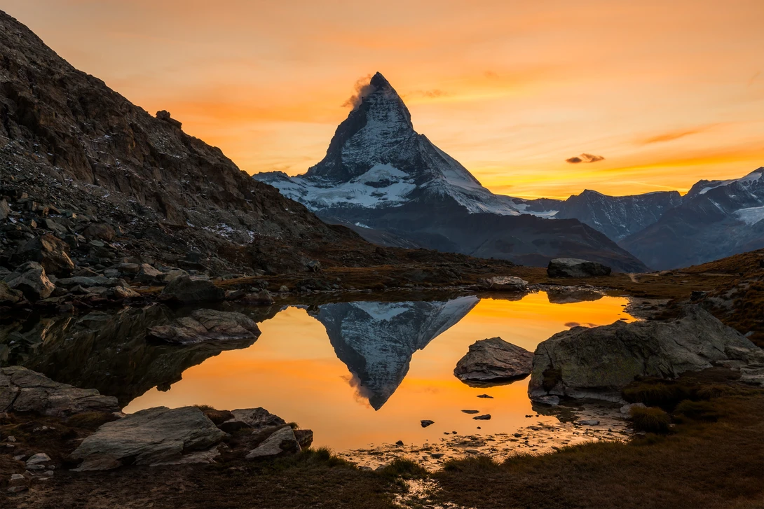 View Golden sunset / Zermatt, Switzerland by Jeroen Hribar