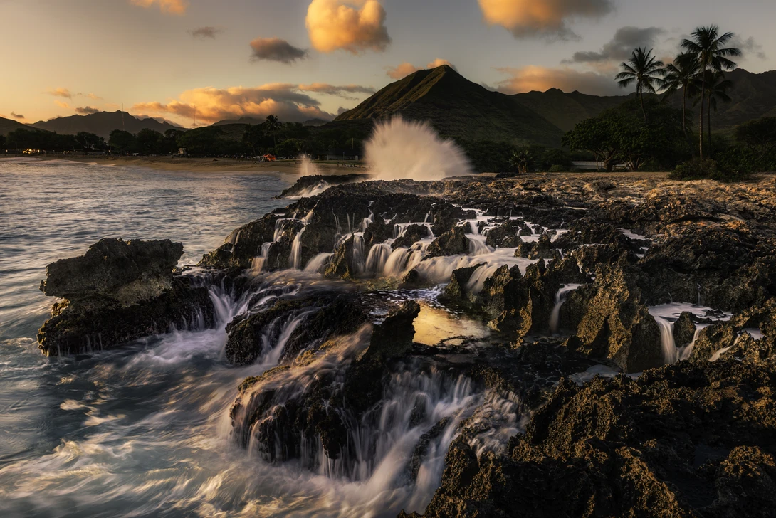 View Sunset Splash by Justin Treakle