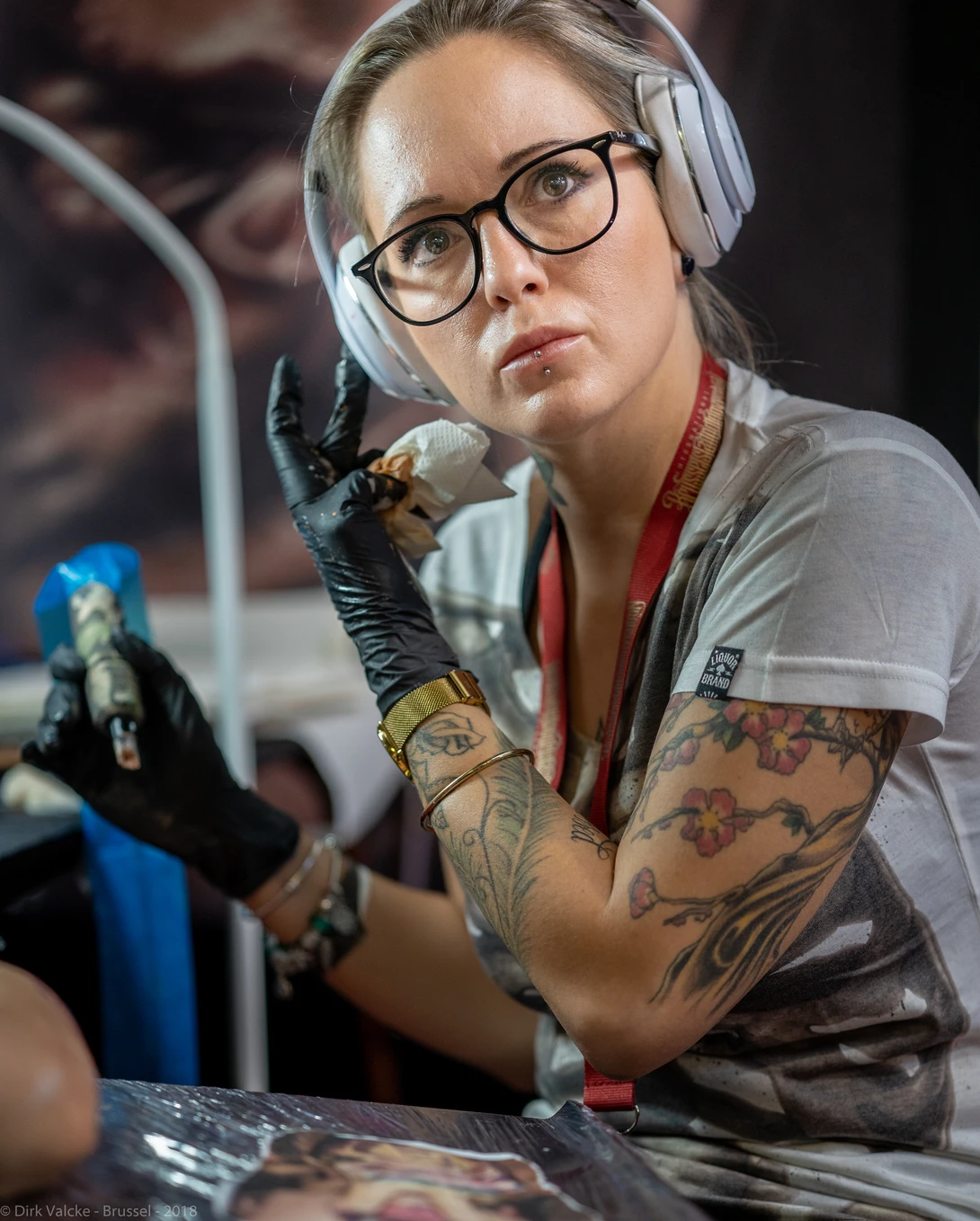View Tattoo Artist Yaiza Rubio by Dirk Valcke