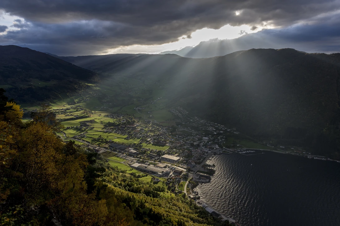 View Vik i Sogn by Kjell Vikestad