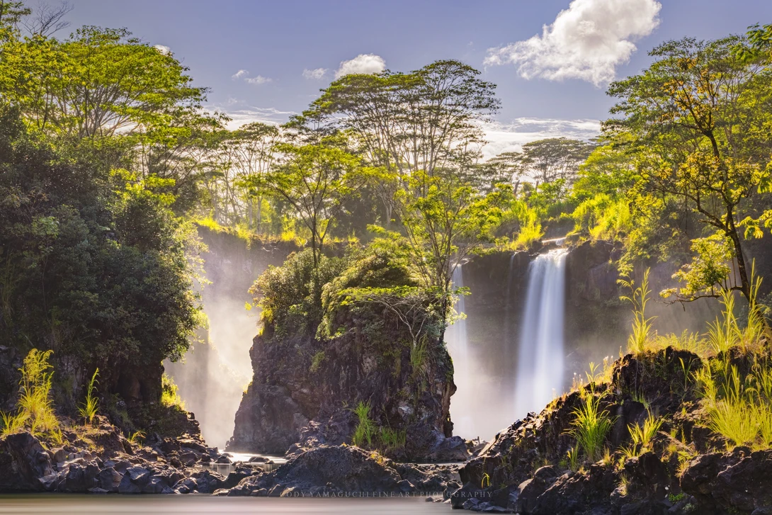View Pe'epe'e Falls by Cody Yamaguchi