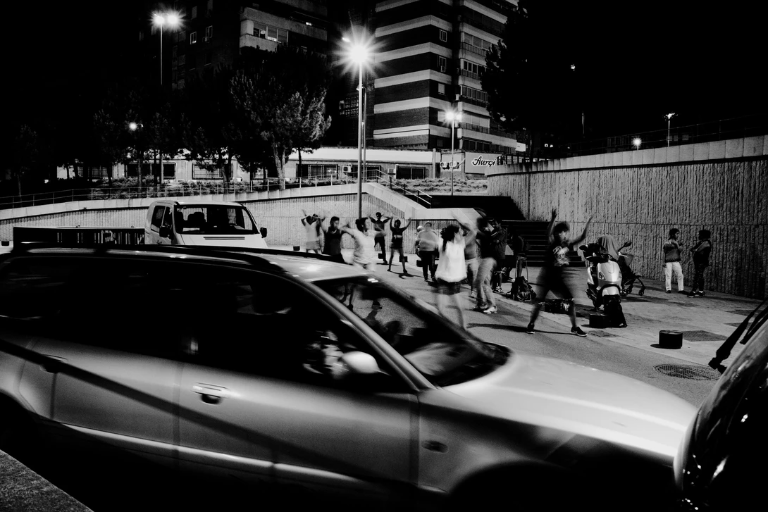 View night dance by Alex Sokolovs