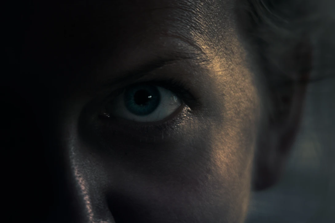 View blue eye by nicky fredriksson