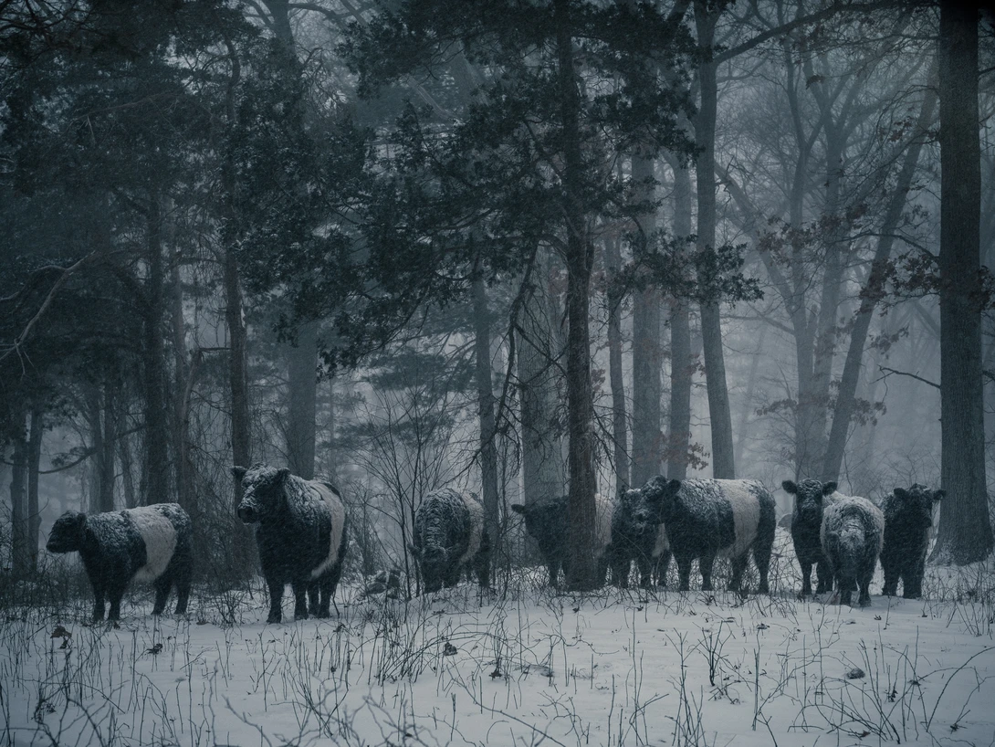 View Winter Grazing by Graham Marley