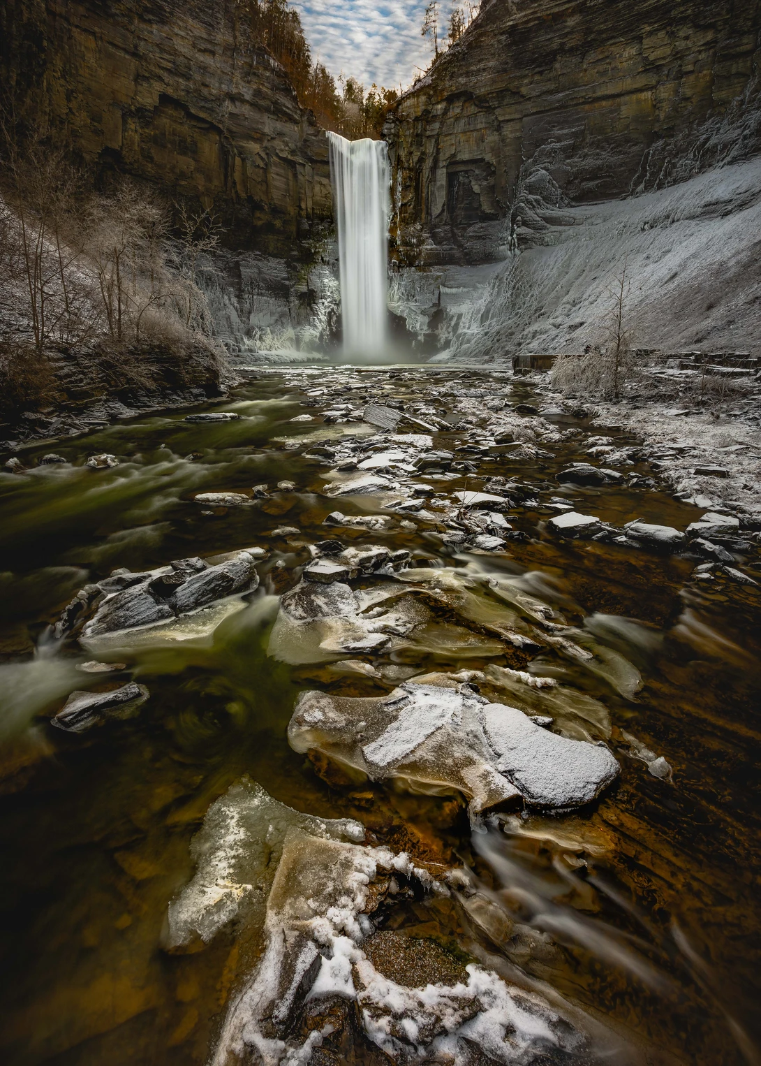 View Taughannock Winter by Ian Fraser