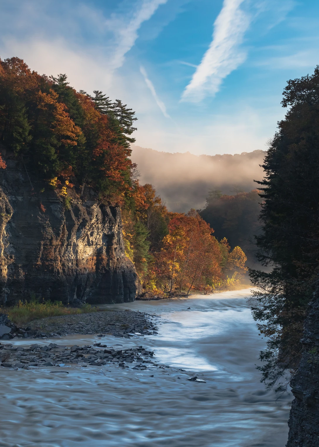 View Lower Falls Canyon by Ian Fraser