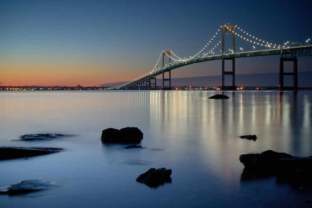 View Newport Bridge by Timothy Guilbeault